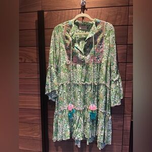 Miss June Faiz Mini Dress - Green